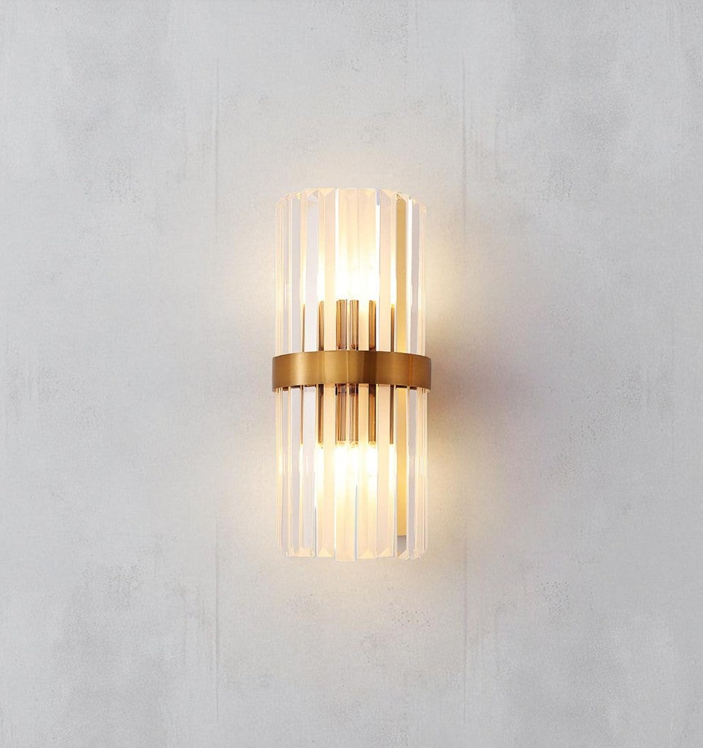Modern Crystal Wall Sconce – LED Glow Wall Lamps