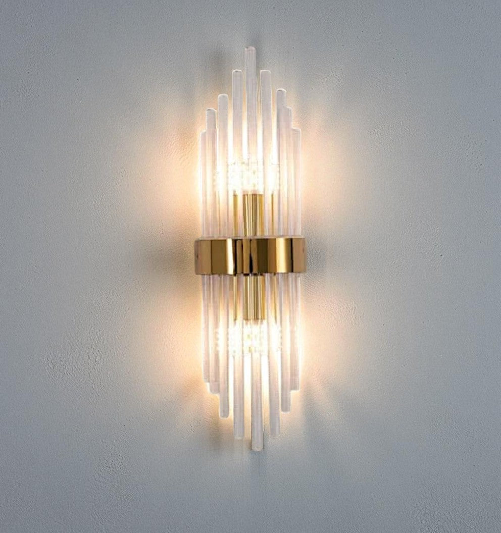Modern Crystal Wall Sconce – LED Glow Wall Lamps
