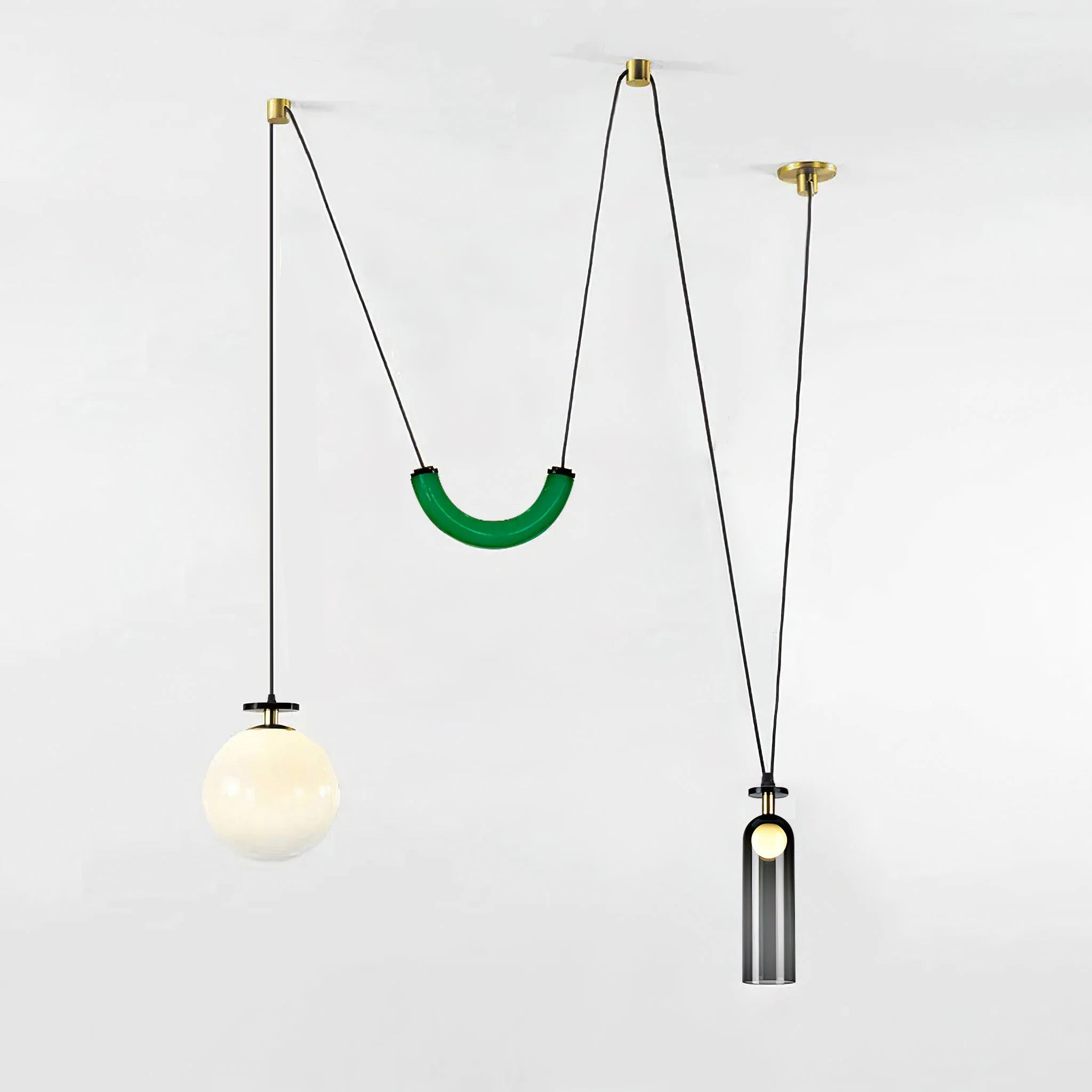 Geometric Art Chandelier – Contemporary Modern Pendant Light