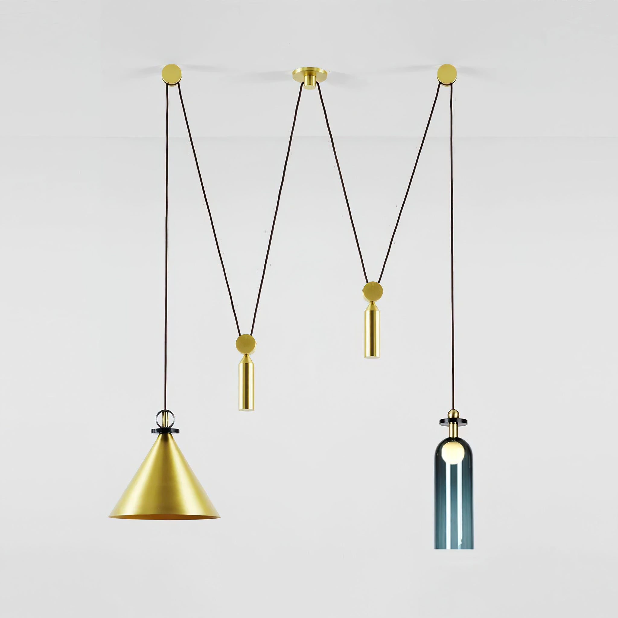 Geometric Art Chandelier – Contemporary Modern Pendant Light