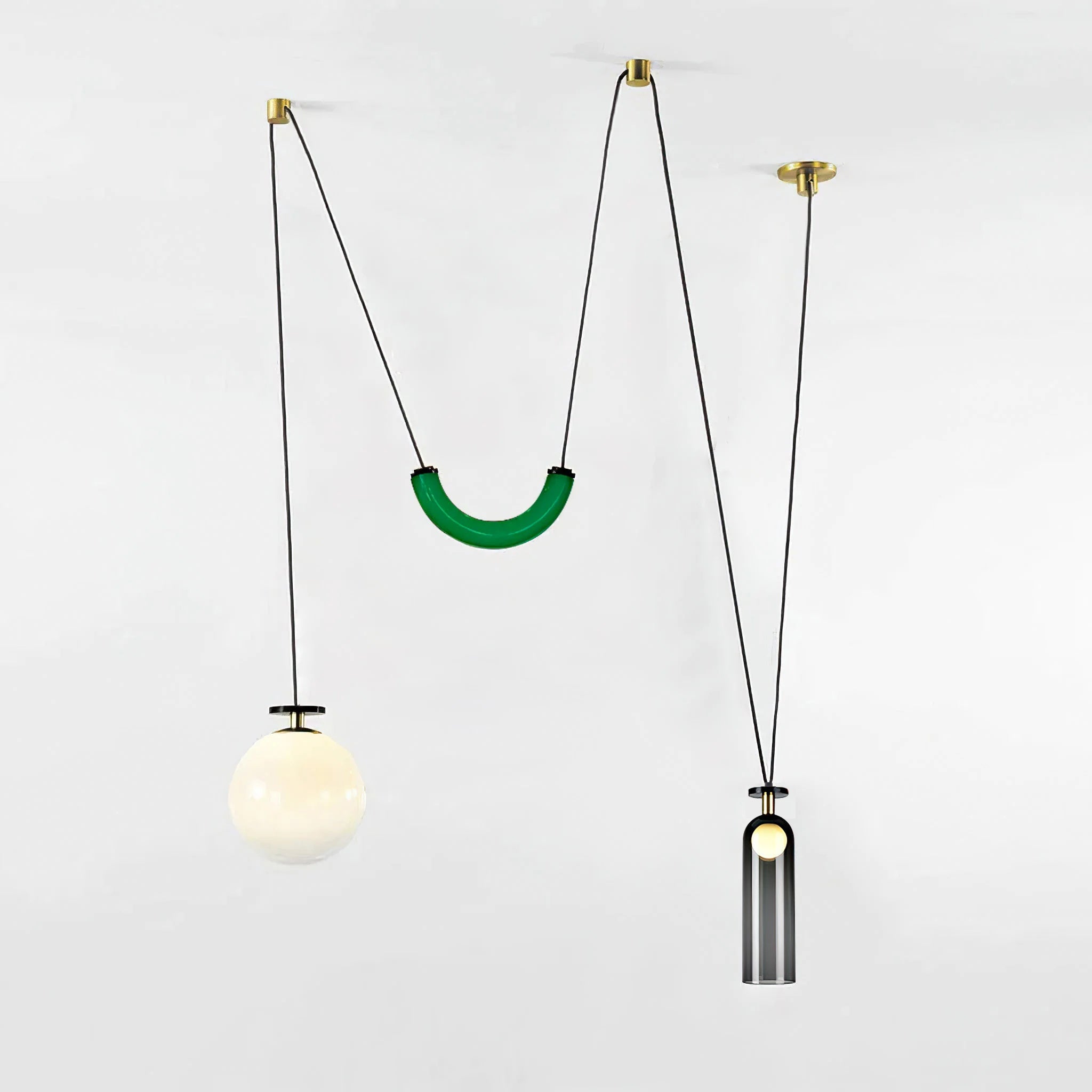 Multi-Shape Hanging Pendant Lamp – Adjustable Hanging Light