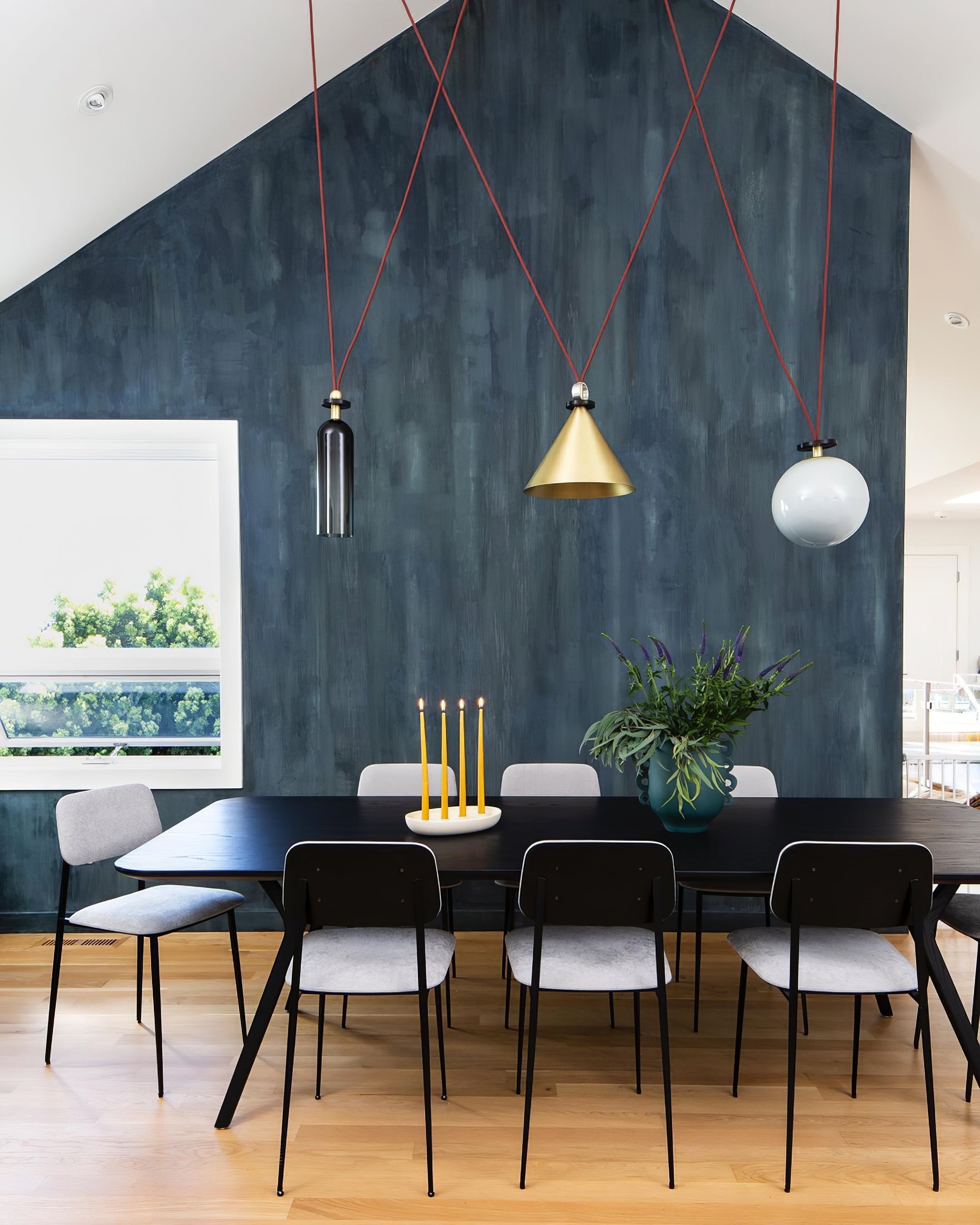 Geometric Art Chandelier – Contemporary Modern Pendant Light
