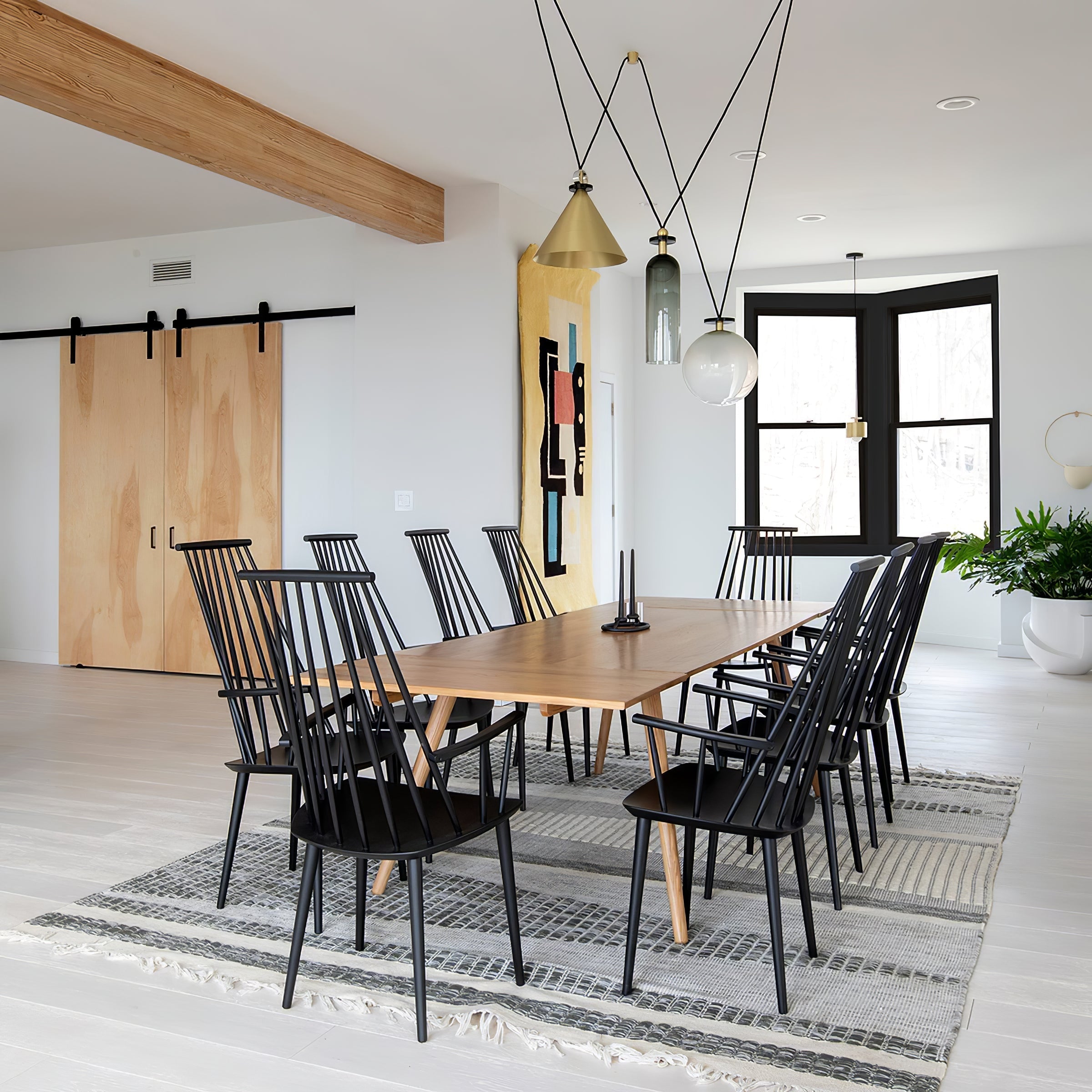 Geometric Art Chandelier – Contemporary Modern Pendant Light