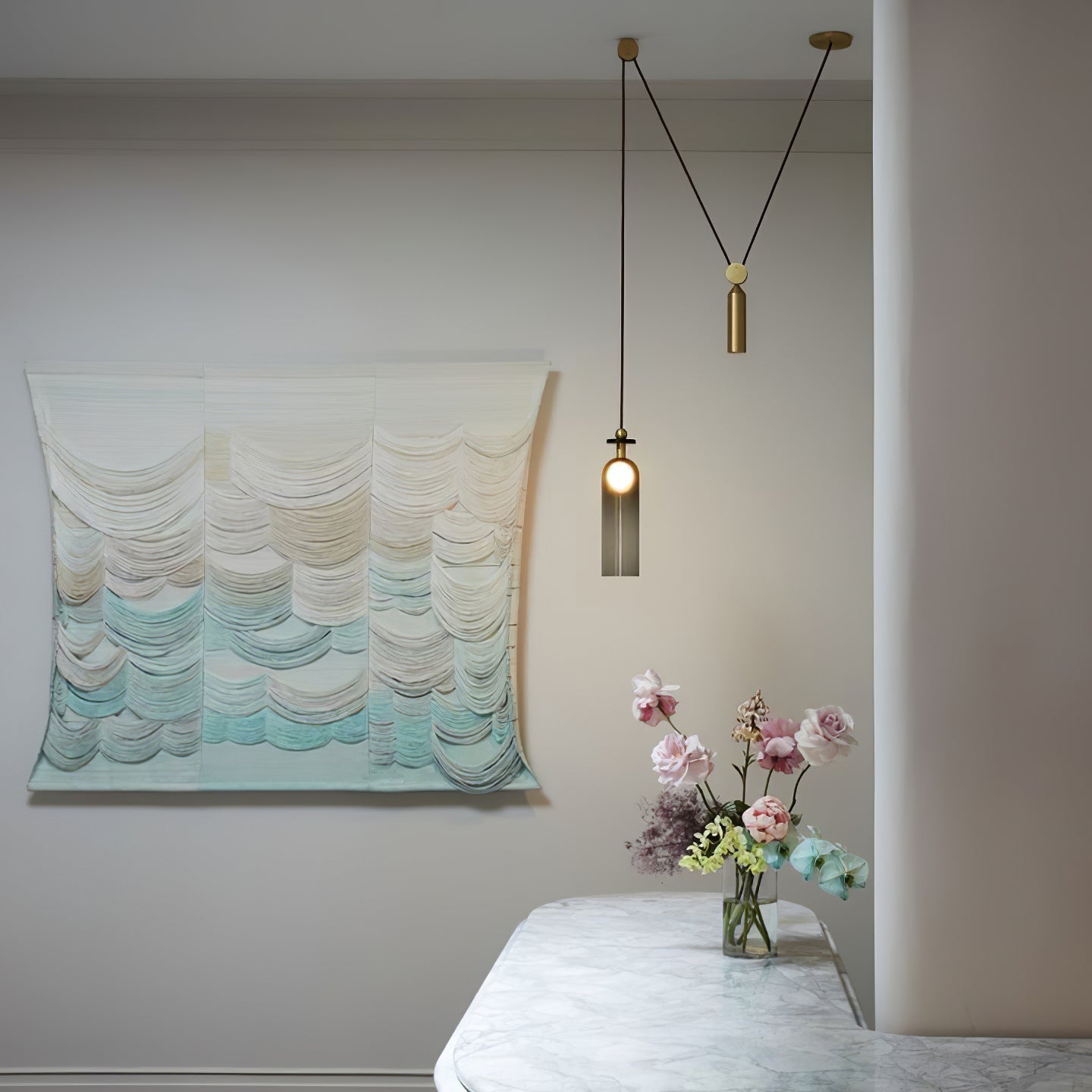 Geometric Art Chandelier – Contemporary Modern Pendant Light