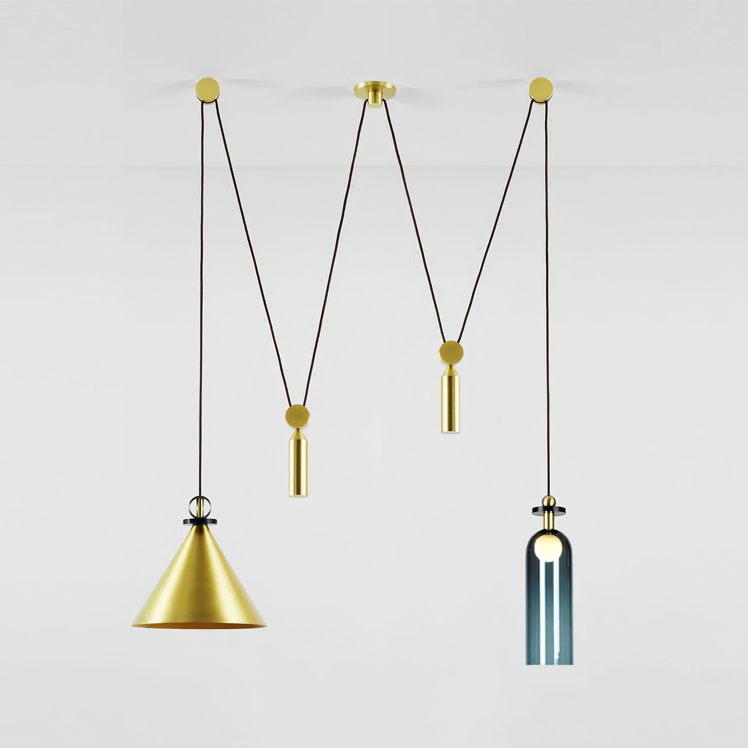 Geometric Art Chandelier – Contemporary Modern Pendant Light