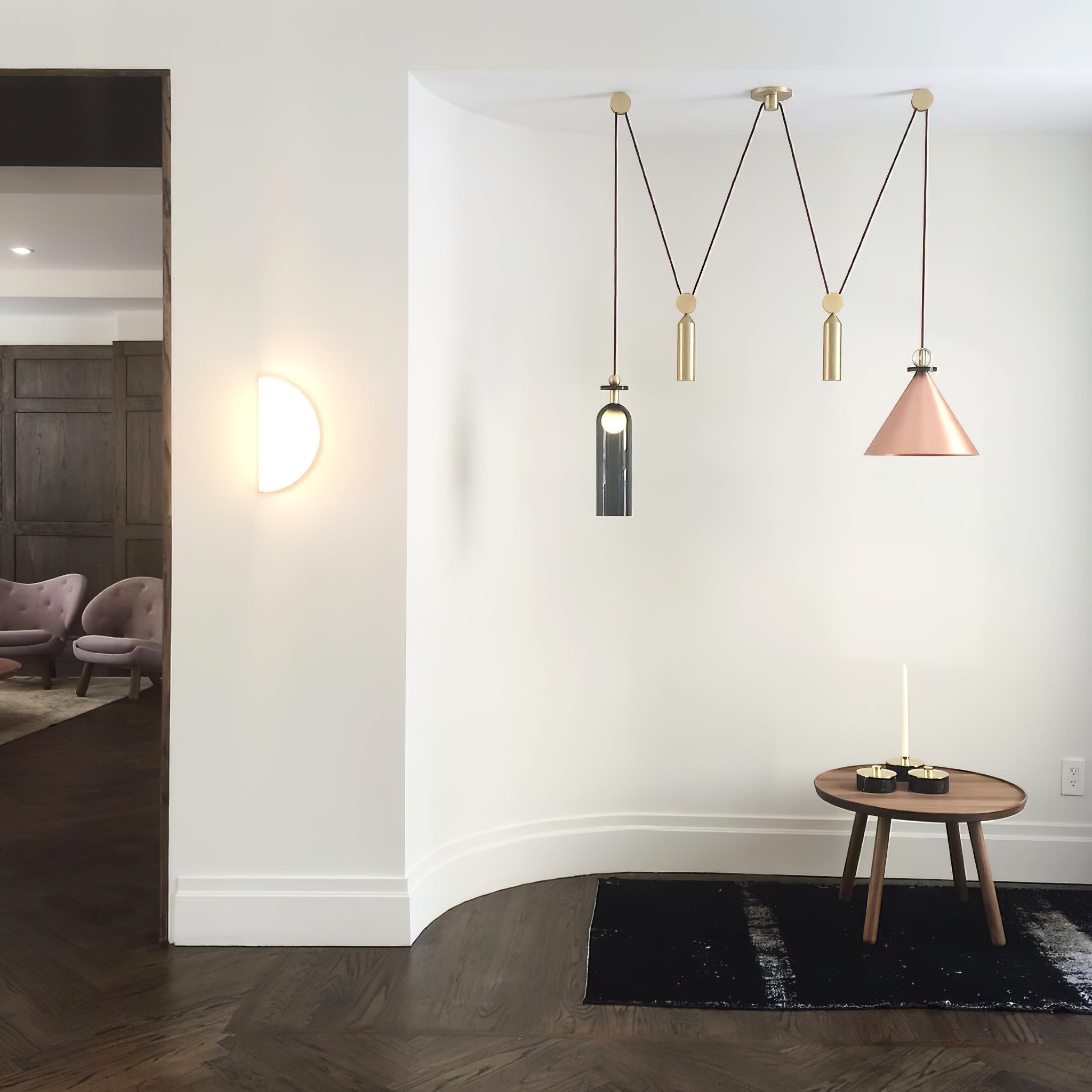 Geometric Art Chandelier – Contemporary Modern Pendant Light