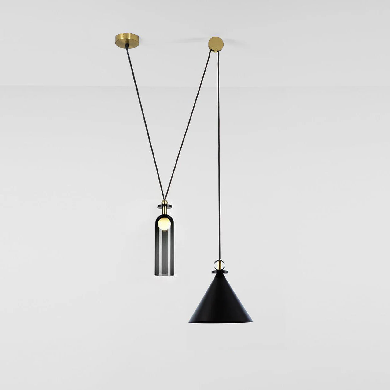 Geometric Art Chandelier – Contemporary Modern Pendant Light