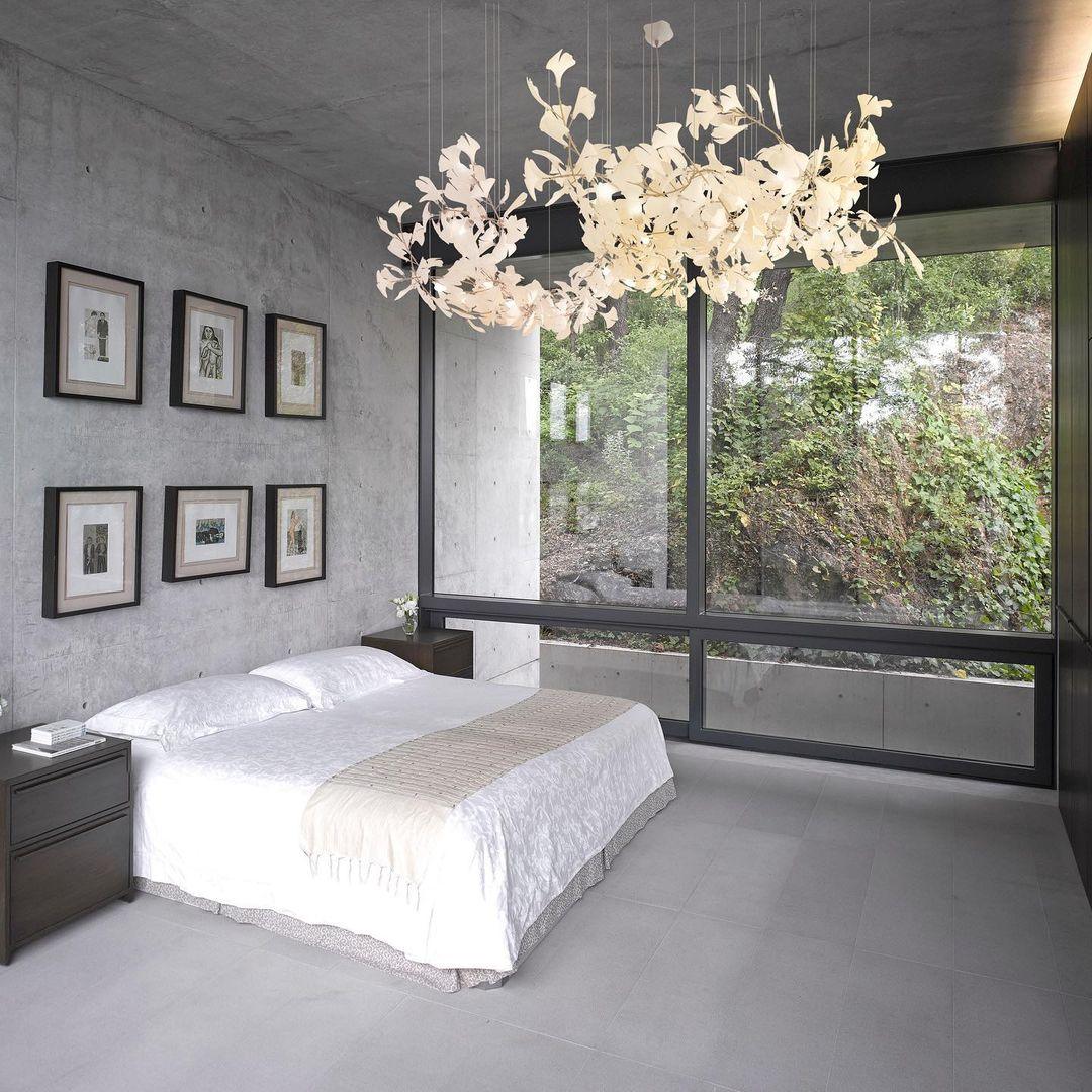 Modern Ceramic Gingko Tree Petal Chandelier