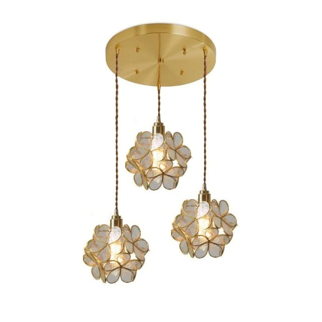 Cozy Floral Pendant light | Glass Petal