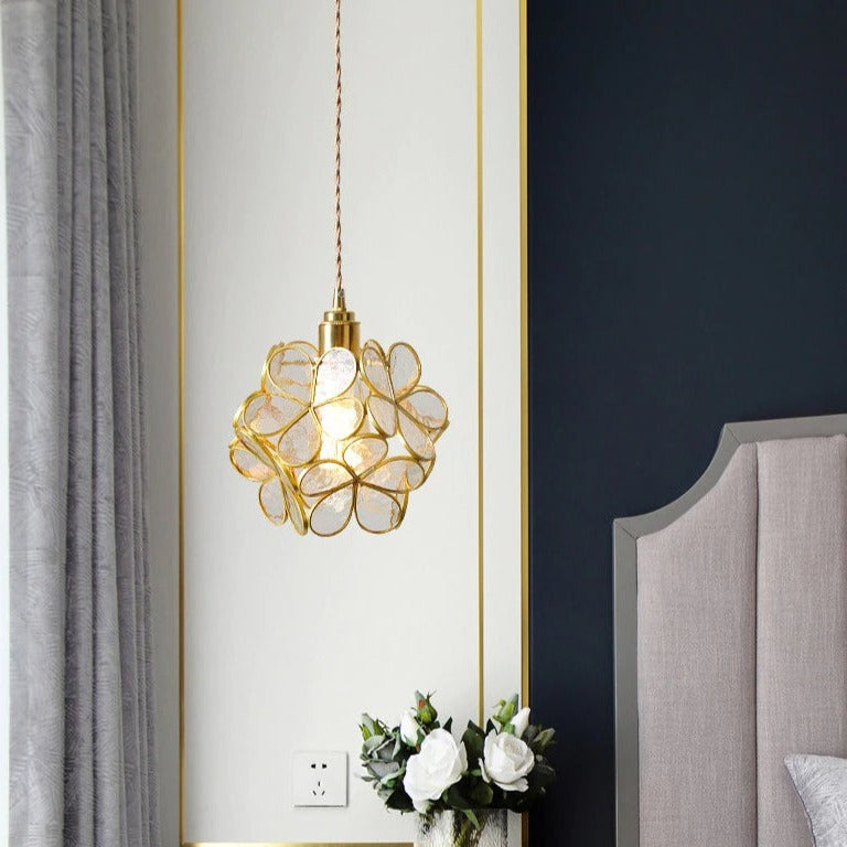 Cozy Floral Pendant light | Glass Petal