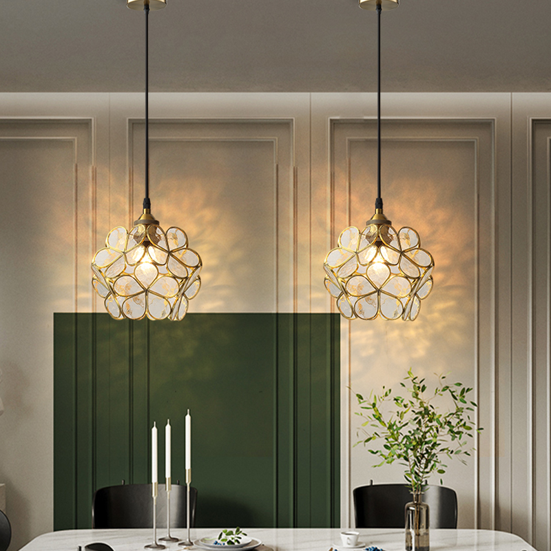 Cozy Floral Pendant light | Glass Petal