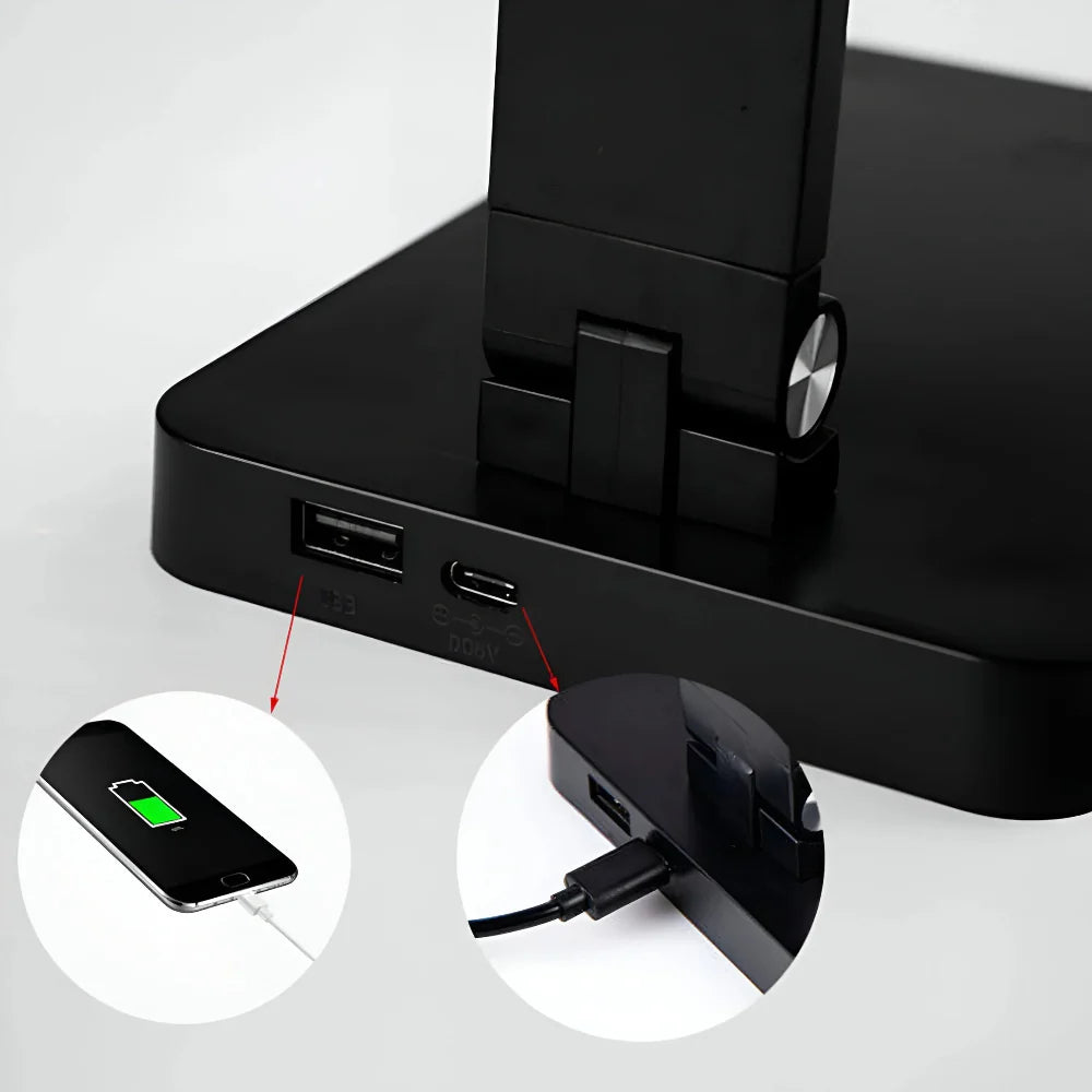 Folding Wireless LED Reading Lamp | 3 Color Modes and Dimming Table Lamp