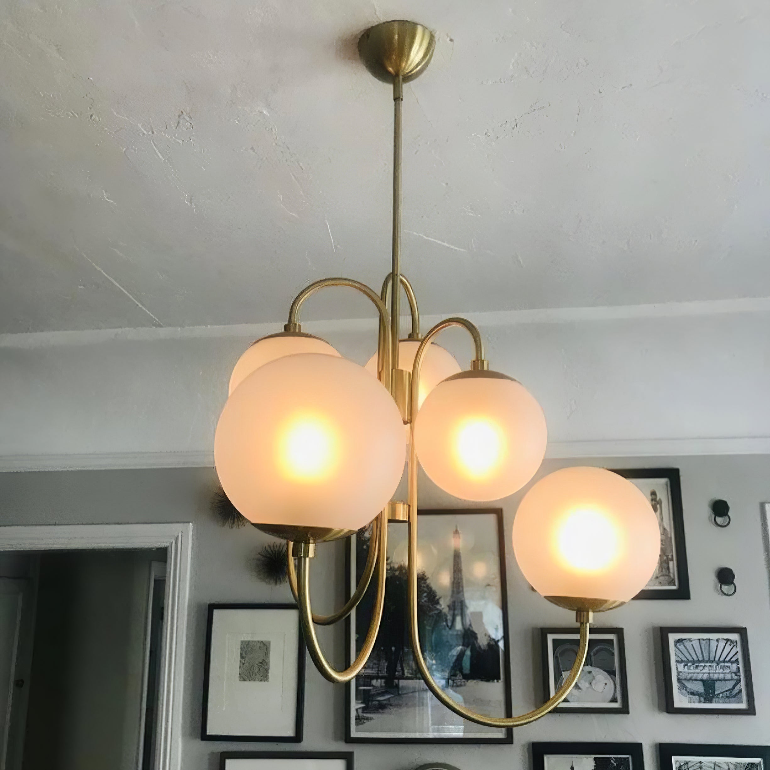 Modern Gooseneck Arm Chandelier – Stylish Pendant Ceiling Lamp