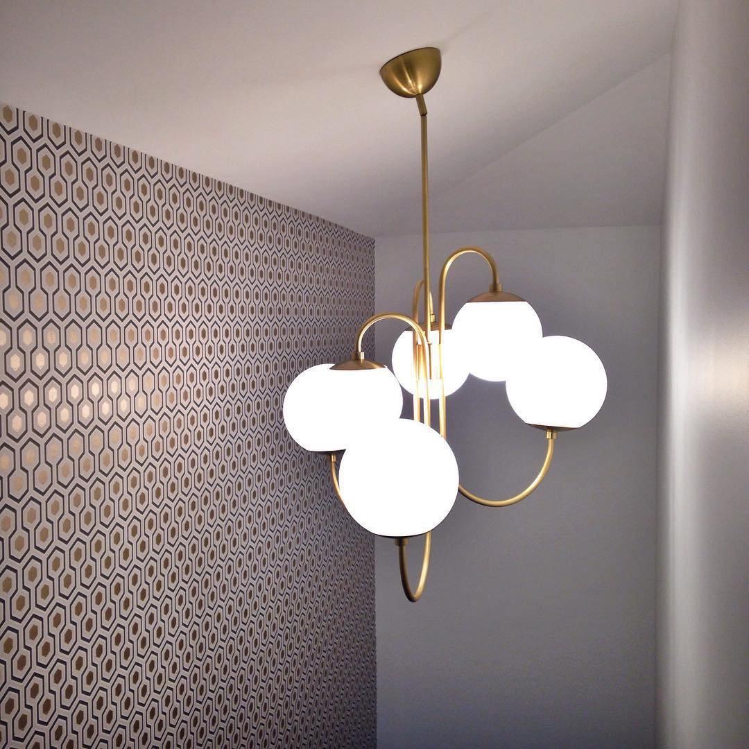 Modern Gooseneck Arm Chandelier – Stylish Pendant Ceiling Lamp