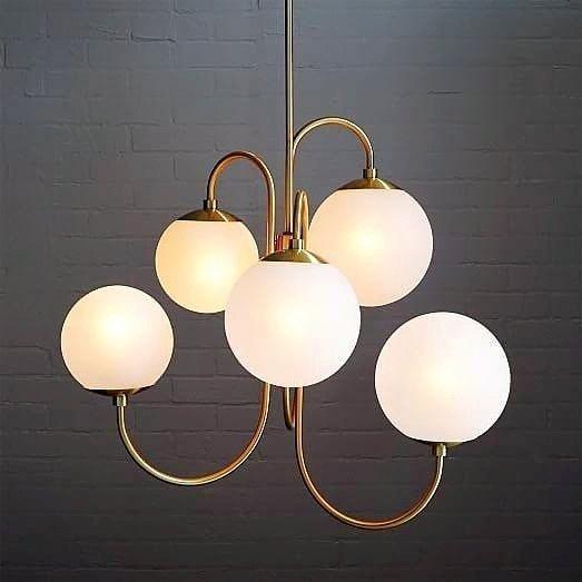 Modern Gooseneck Arm Chandelier – Stylish Pendant Ceiling Lamp