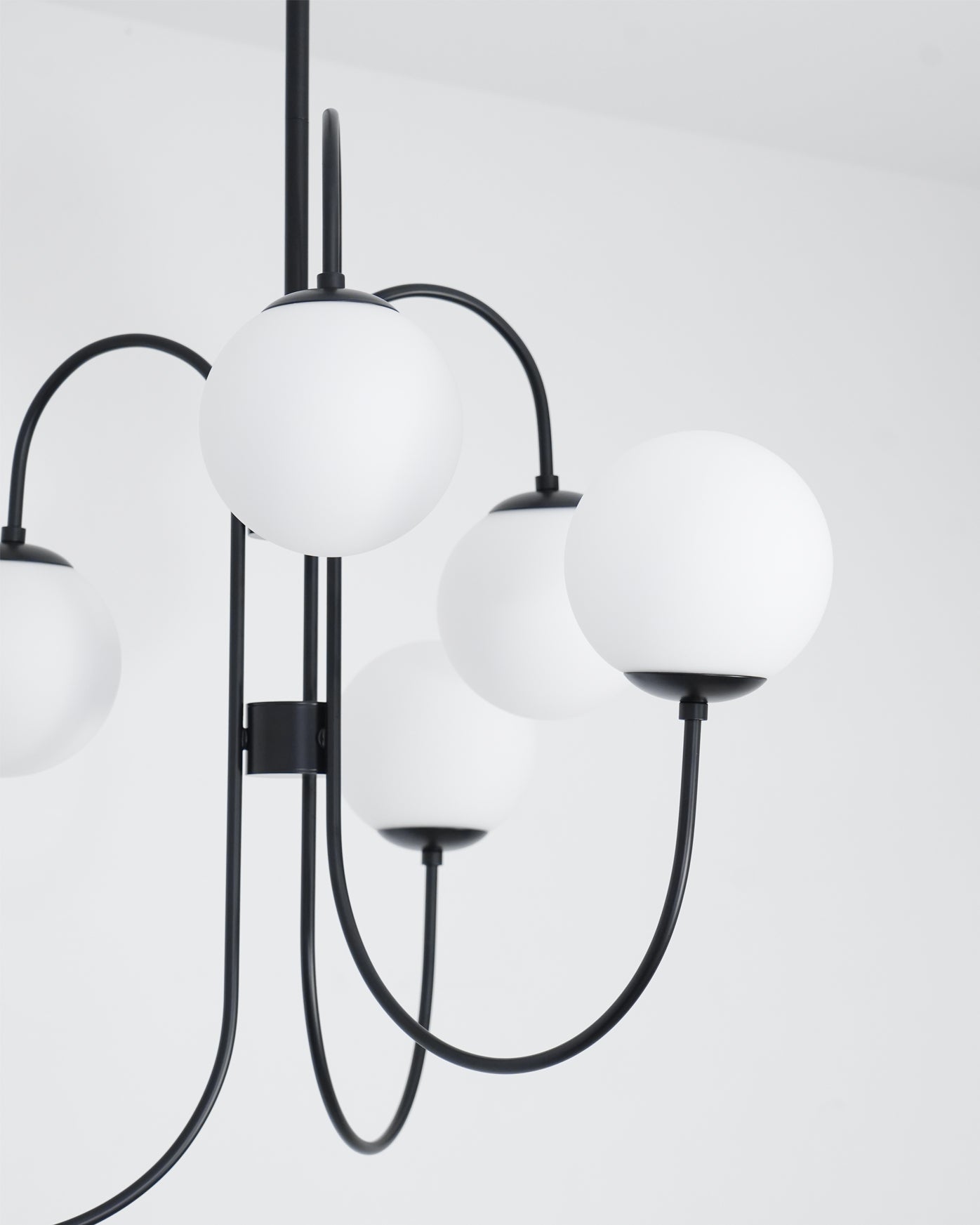 Modern Gooseneck Arm Chandelier – Stylish Pendant Ceiling Lamp