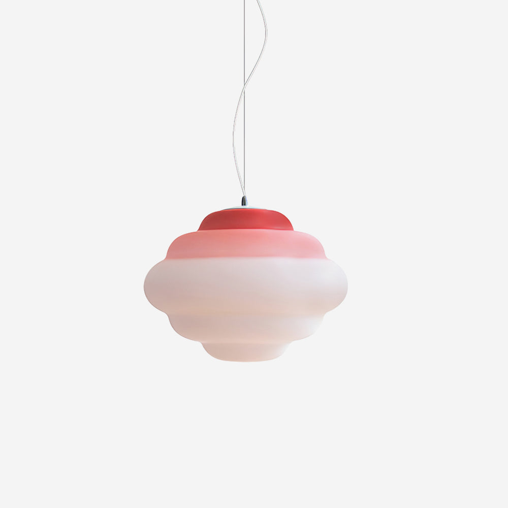 Cloud-Inspired Gradient Pendant | Subtle Color Shift Ceiling Light