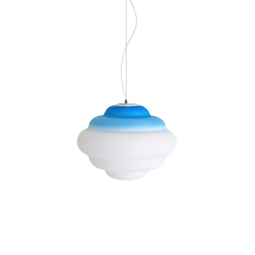 Cloud-Inspired Gradient Pendant | Subtle Color Shift Ceiling Light