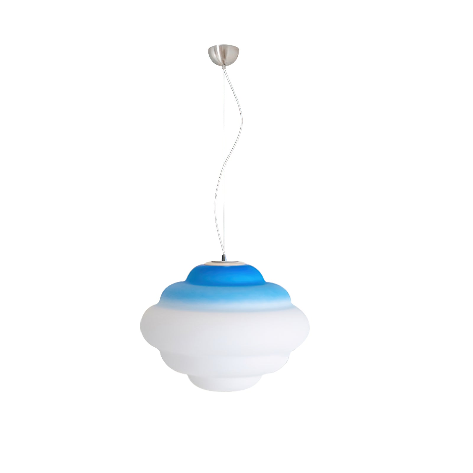 Cloud-Inspired Gradient Pendant | Subtle Color Shift Ceiling Light