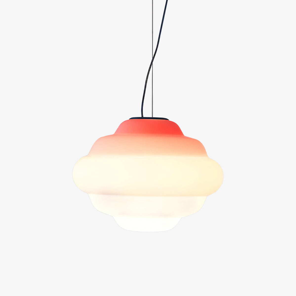 Cloud-Inspired Gradient Pendant | Subtle Color Shift Ceiling Light