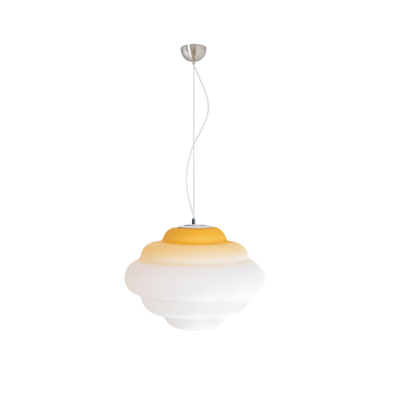 Cloud-Inspired Gradient Pendant | Subtle Color Shift Ceiling Light