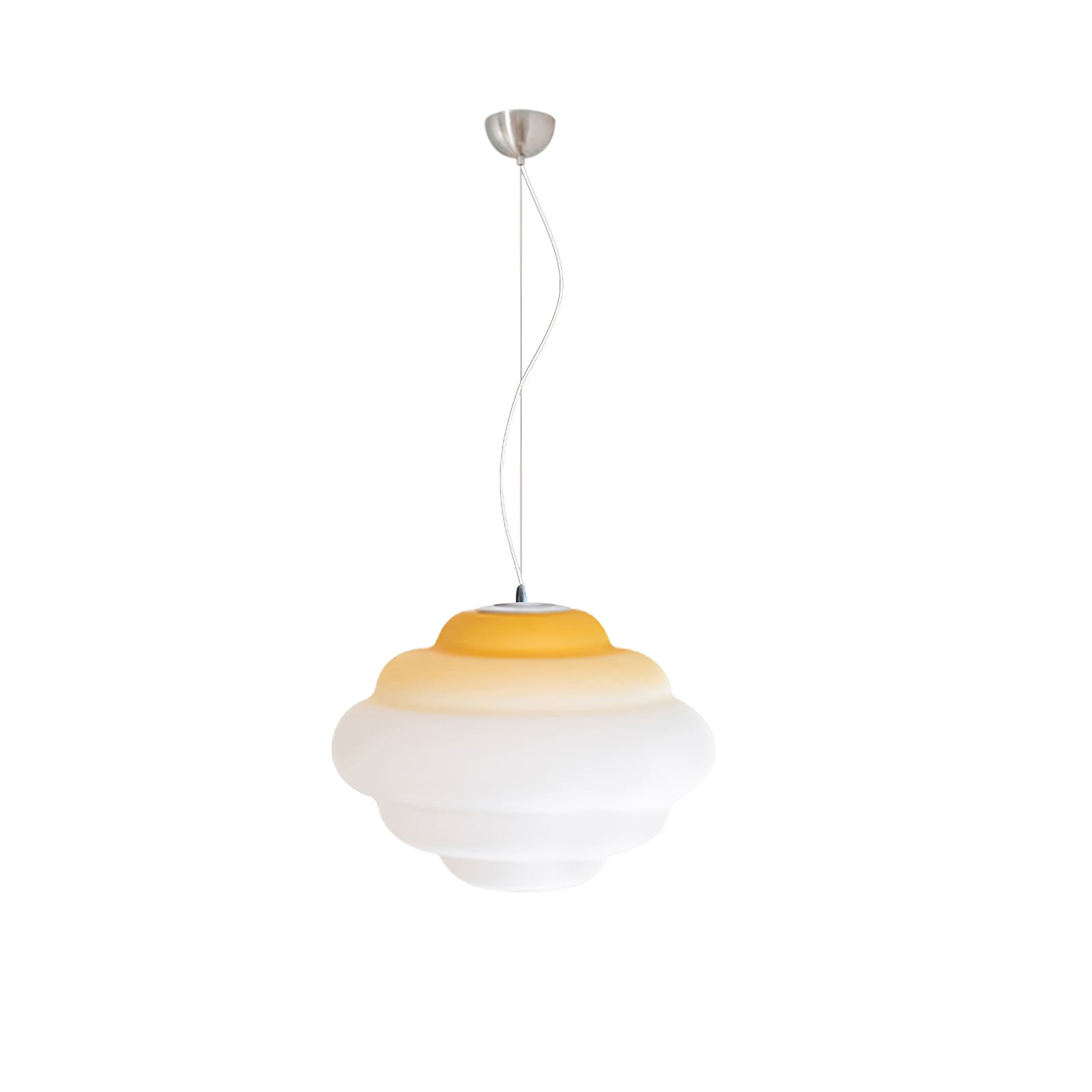 Cloud-Inspired Gradient Pendant | Subtle Color Shift Ceiling Light