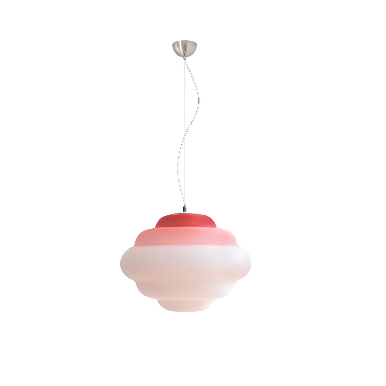Cloud-Inspired Gradient Pendant | Subtle Color Shift Ceiling Light
