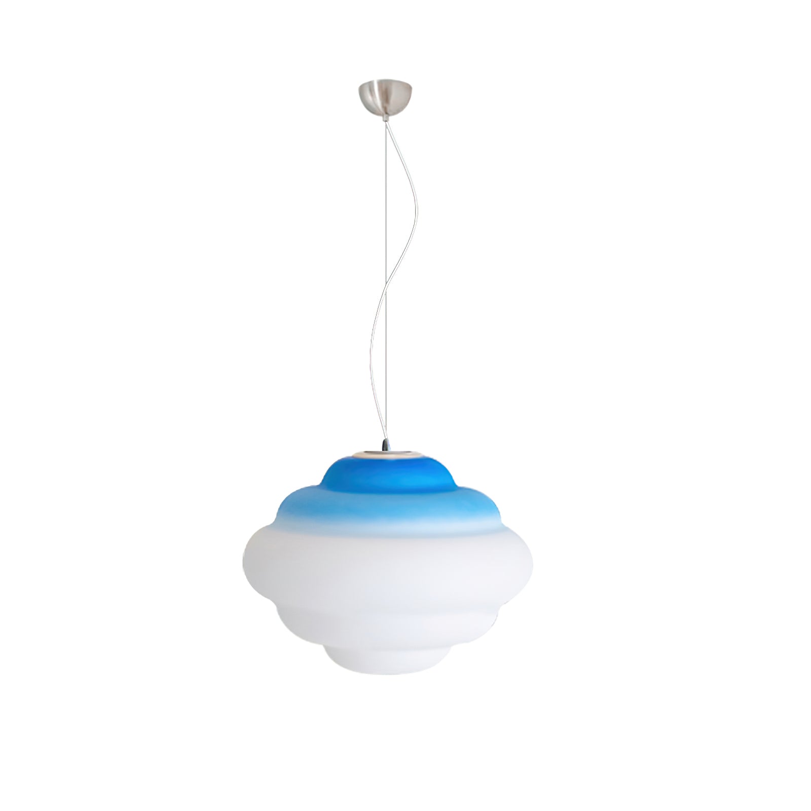Cloud-Inspired Gradient Pendant | Subtle Color Shift Ceiling Light