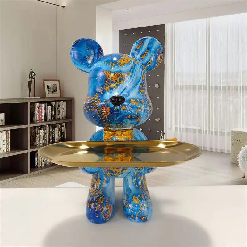 Graffiti-Style Bear Collectible