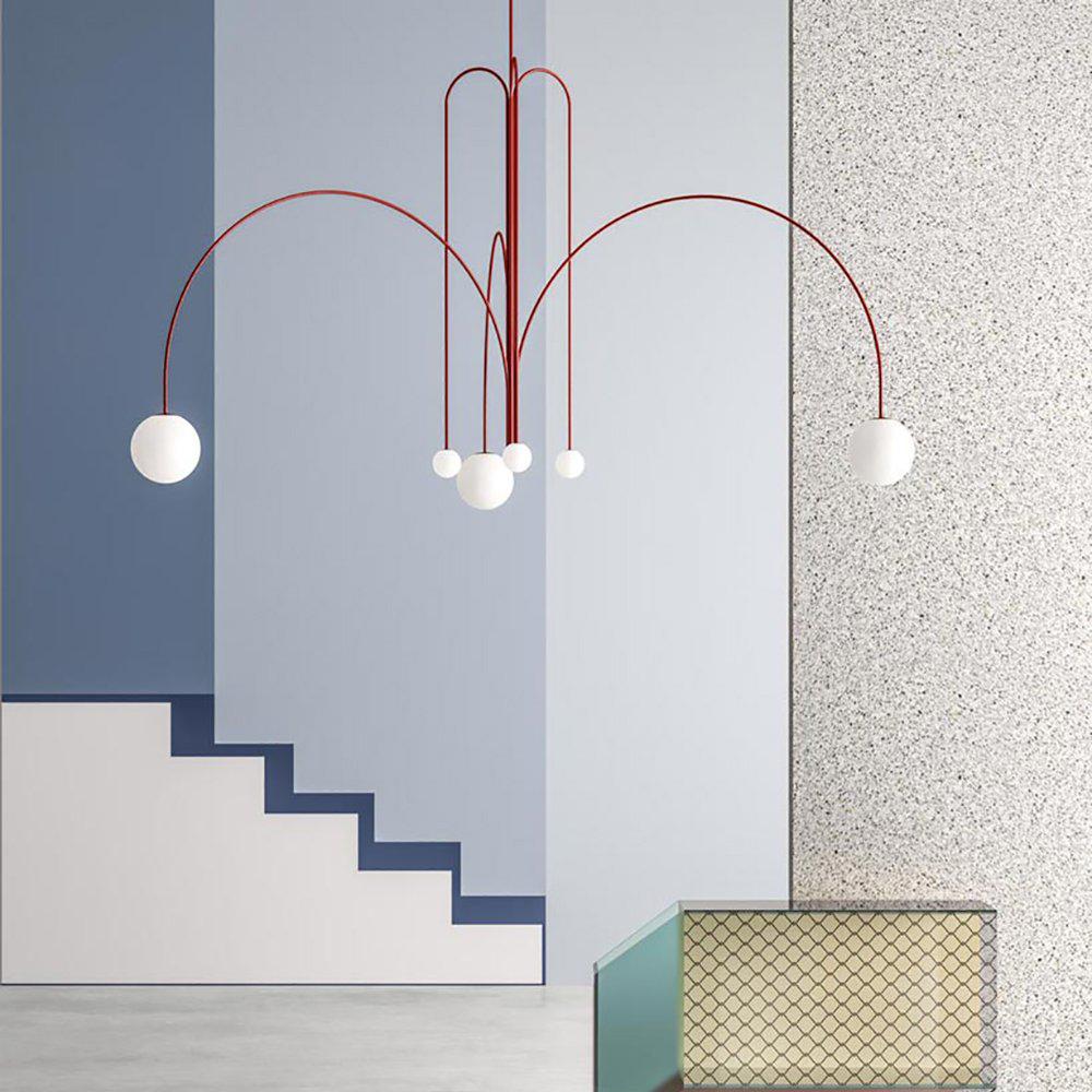 Modern Round Chandelier – G9 LED Suspended Ceiling Light Fixture