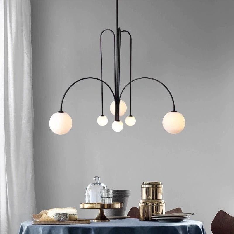 Modern Round Chandelier – G9 LED Suspended Ceiling Light Fixture
