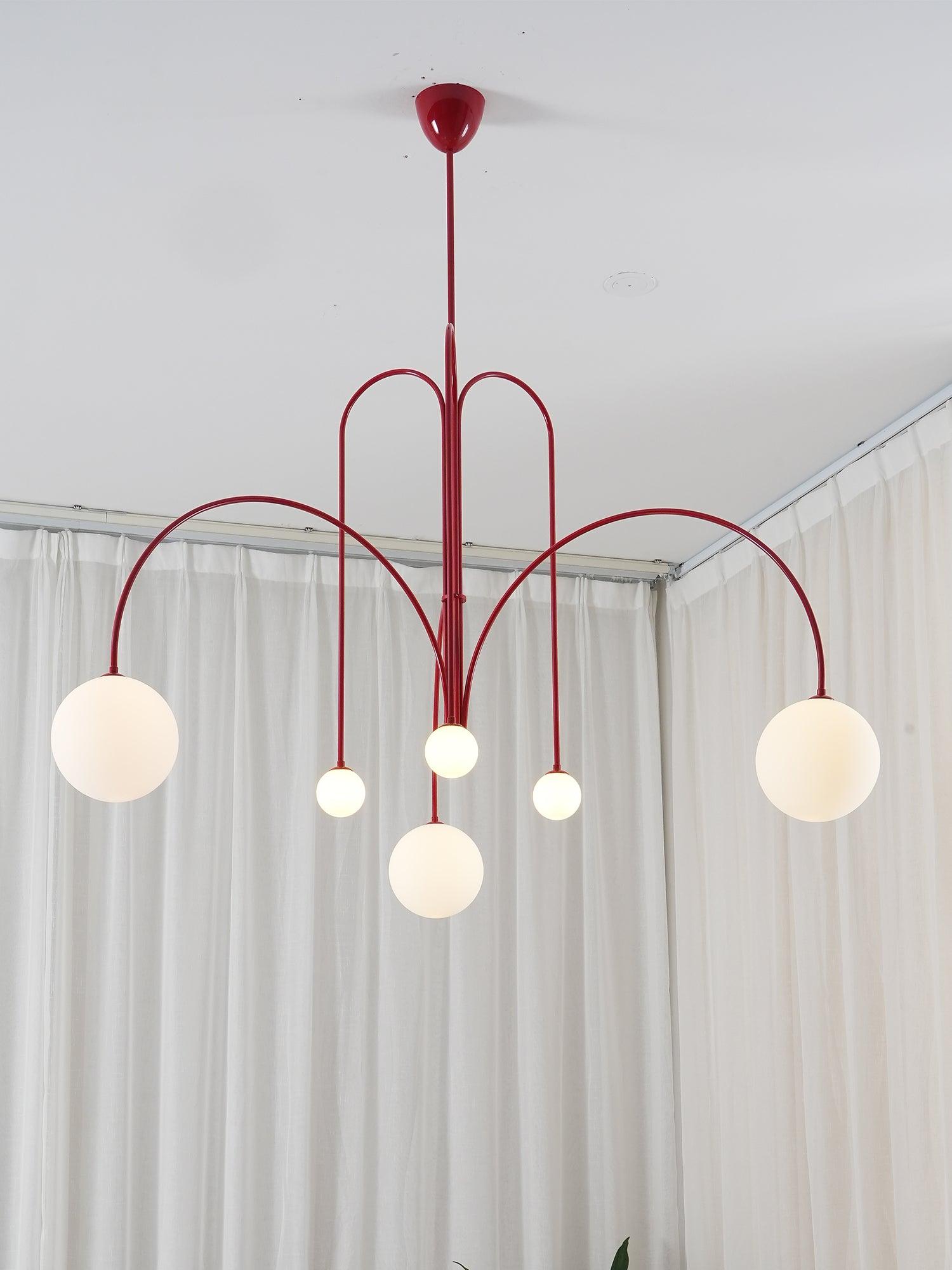 Modern Round Chandelier – G9 LED Suspended Ceiling Light Fixture