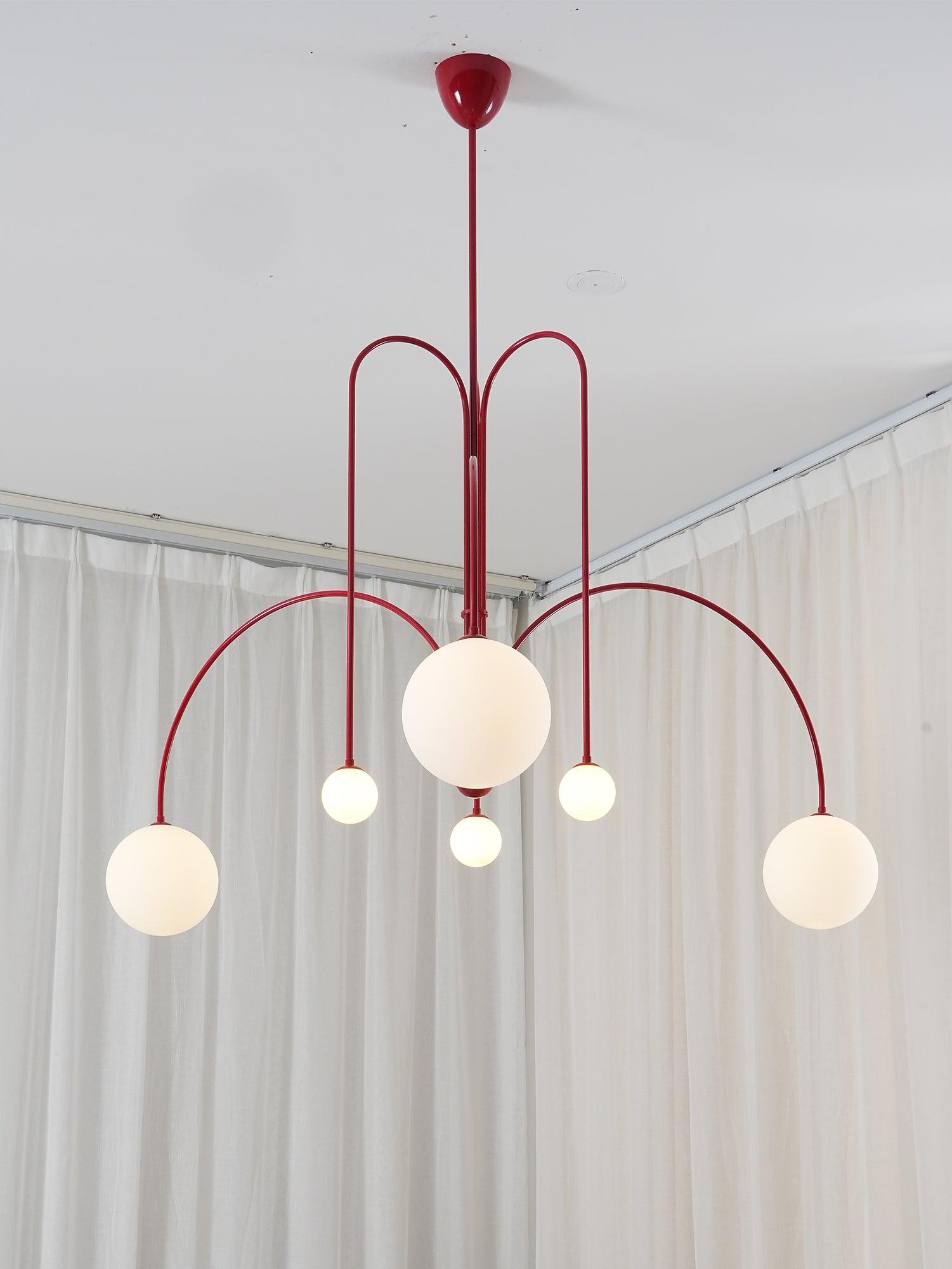 Modern Round Chandelier – G9 LED Suspended Ceiling Light Fixture