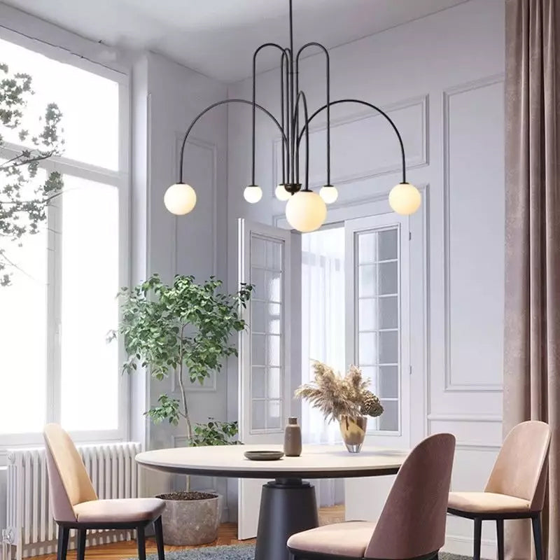 Modern Round Chandelier – G9 LED Suspended Ceiling Light Fixture