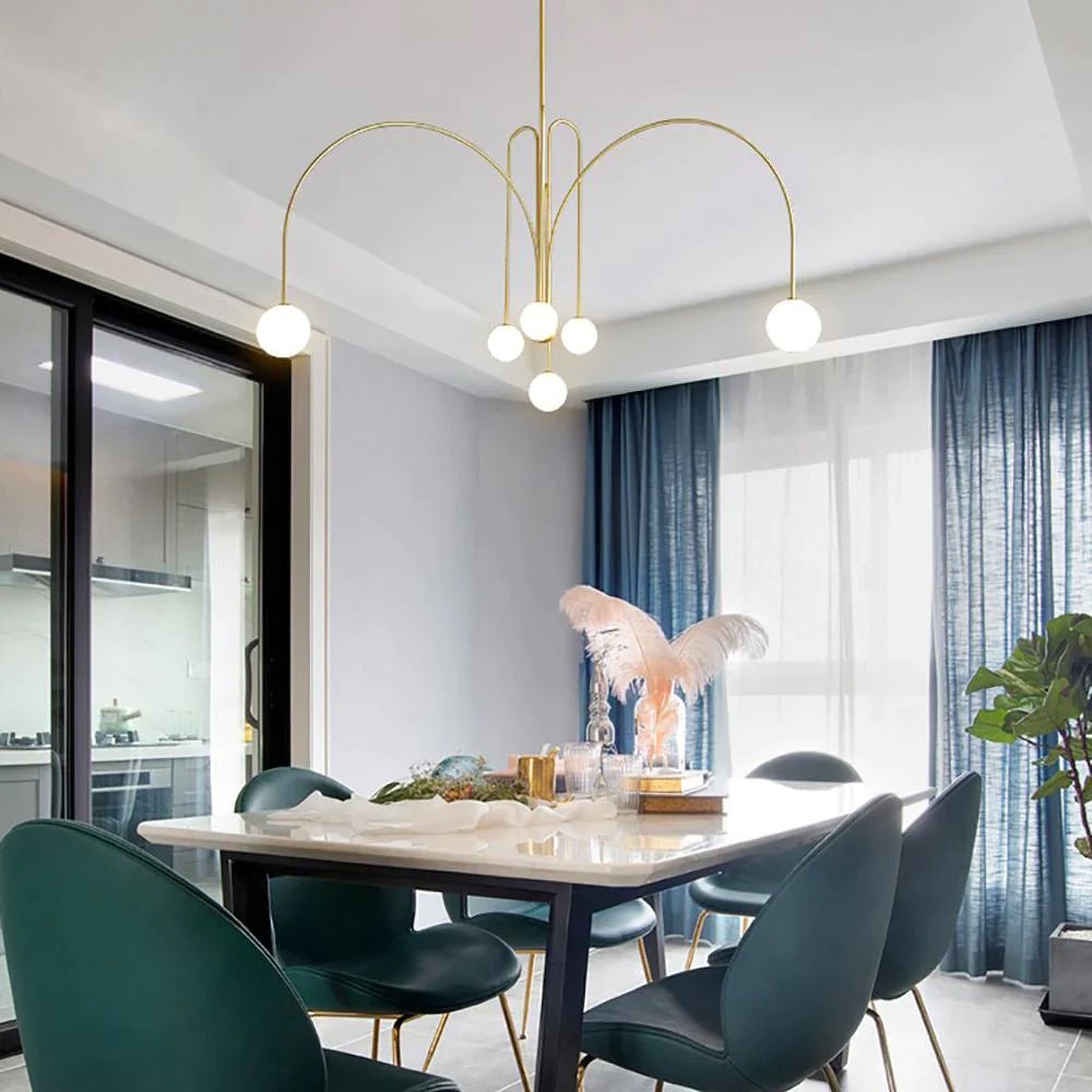 Modern Round Chandelier – G9 LED Suspended Ceiling Light Fixture