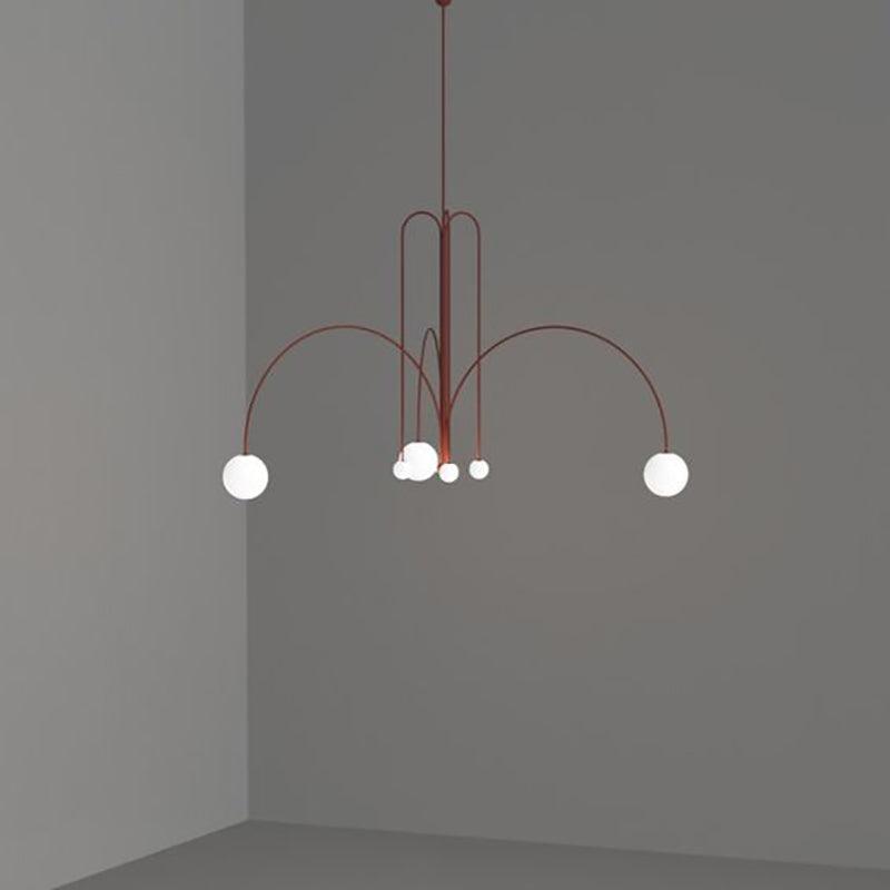 Modern Round Chandelier – G9 LED Suspended Ceiling Light Fixture