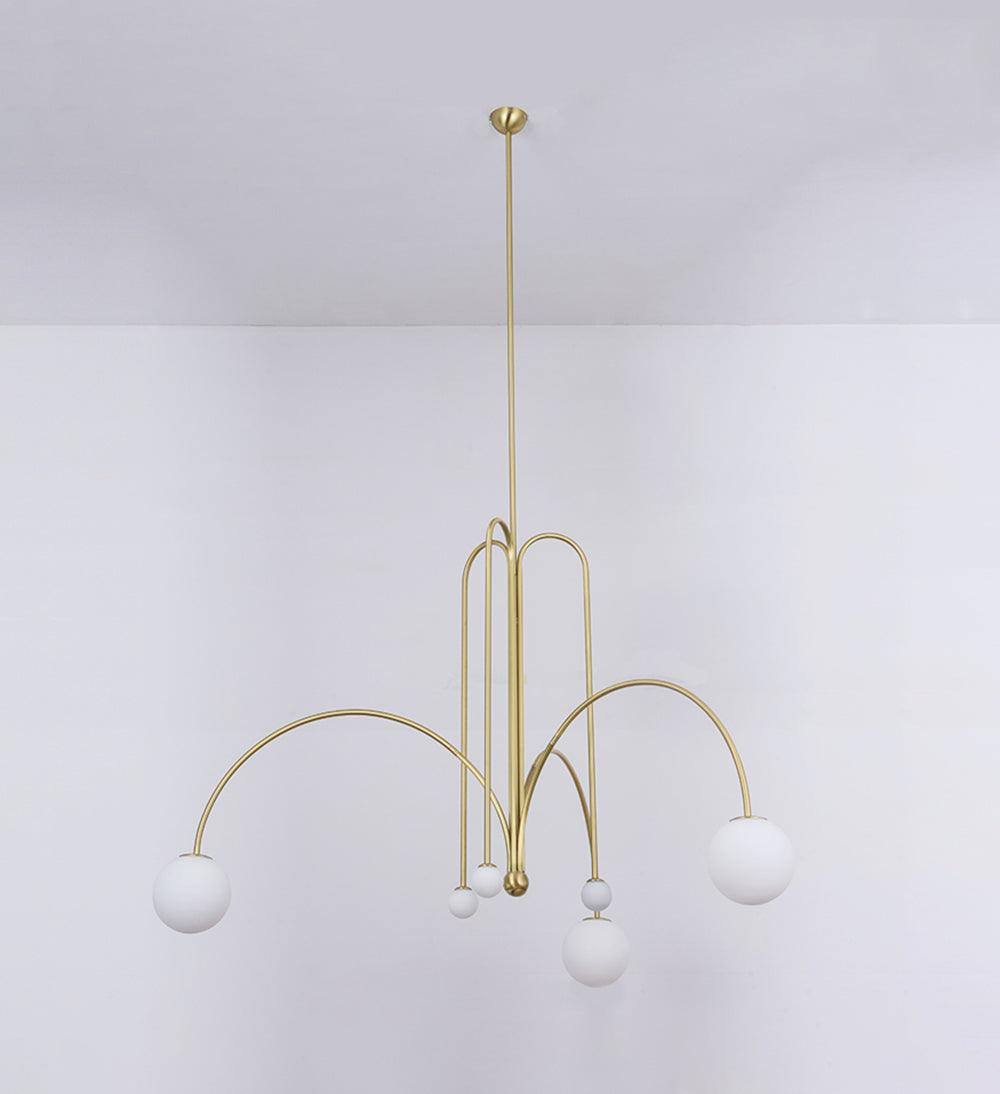Modern Round Chandelier – G9 LED Suspended Ceiling Light Fixture