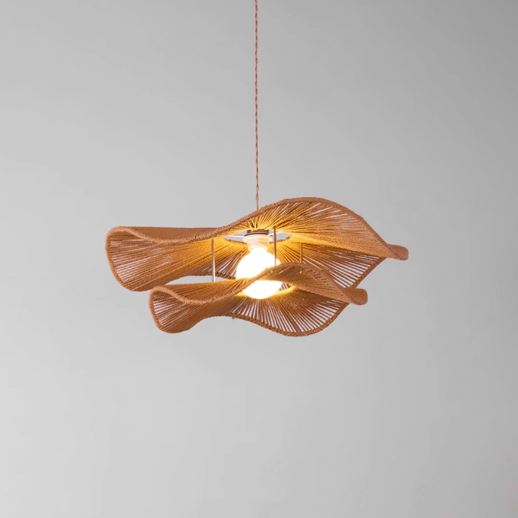 Adjustable Hemp Rope Pendant Light – Industrial Modern Ceiling Lamp