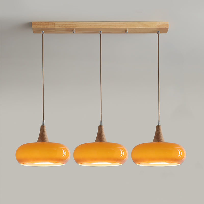 Nordic Glass Pendant Light – Bauhaus Style Ceiling Lamp