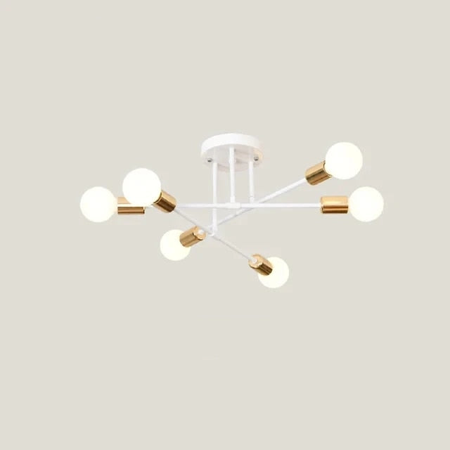 Modern Satellite-Inspired Ceiling Light
