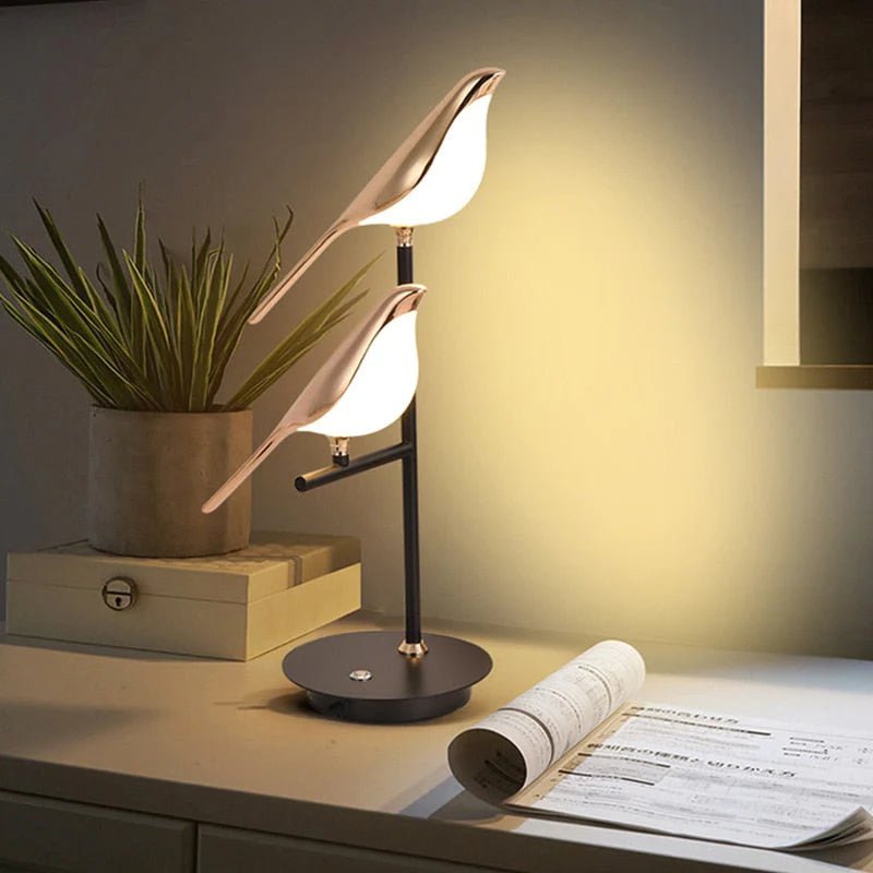 Touch-Activated LED Table Lamp