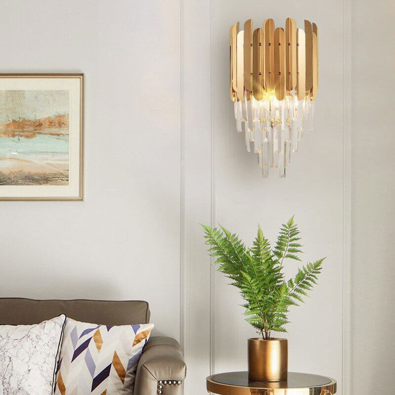 Crystal Wall-Mounted Lights | Chandelier-Inspired Wall Light
