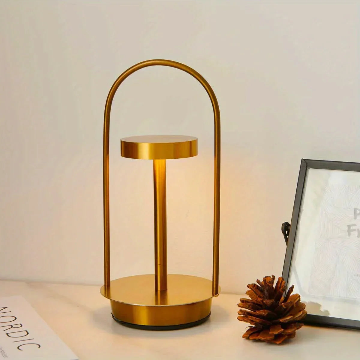 Modern Touch-Control LED Table Lamp – Dimmable