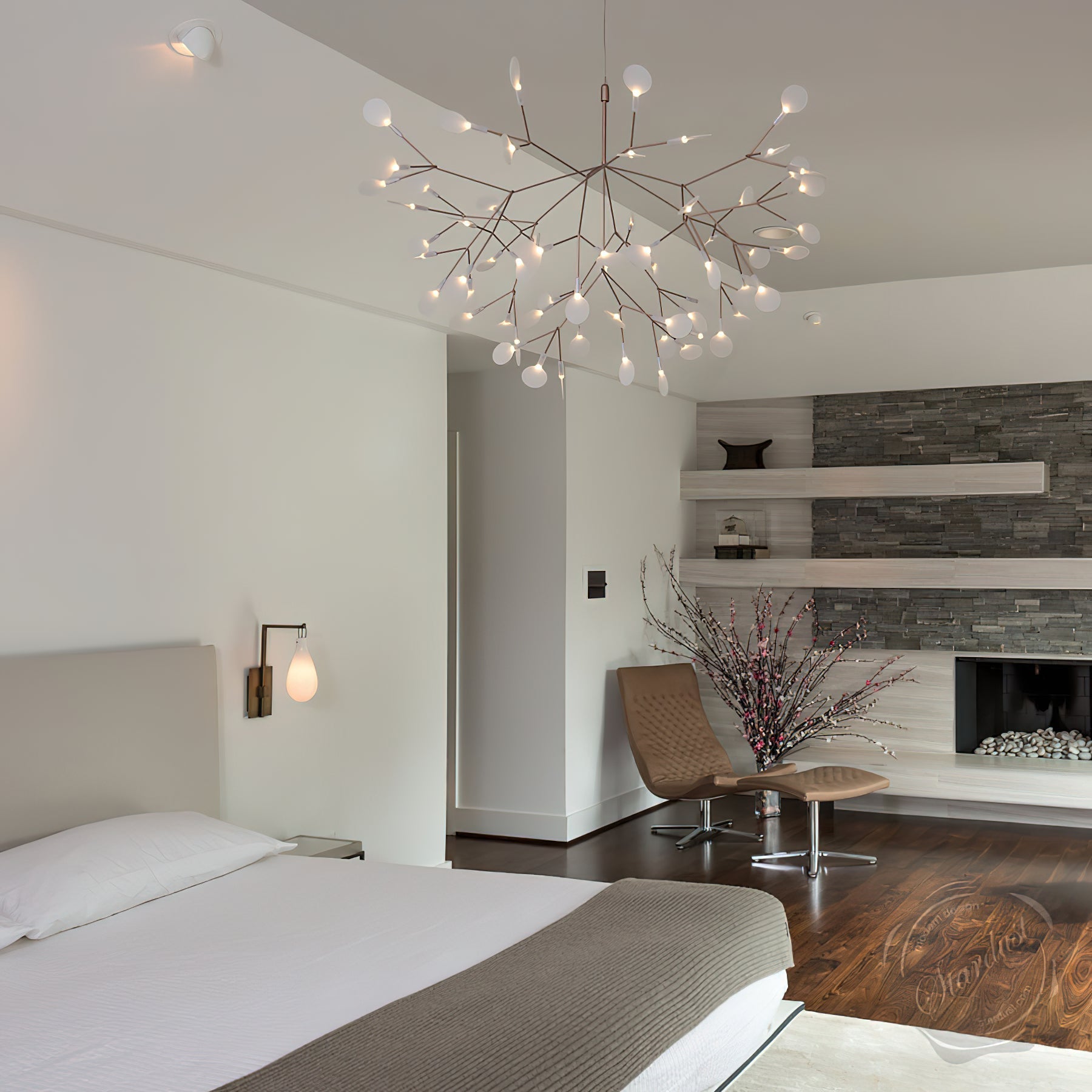 Contemporary Heracleum Pendant Chandelier – Stylish Lighting