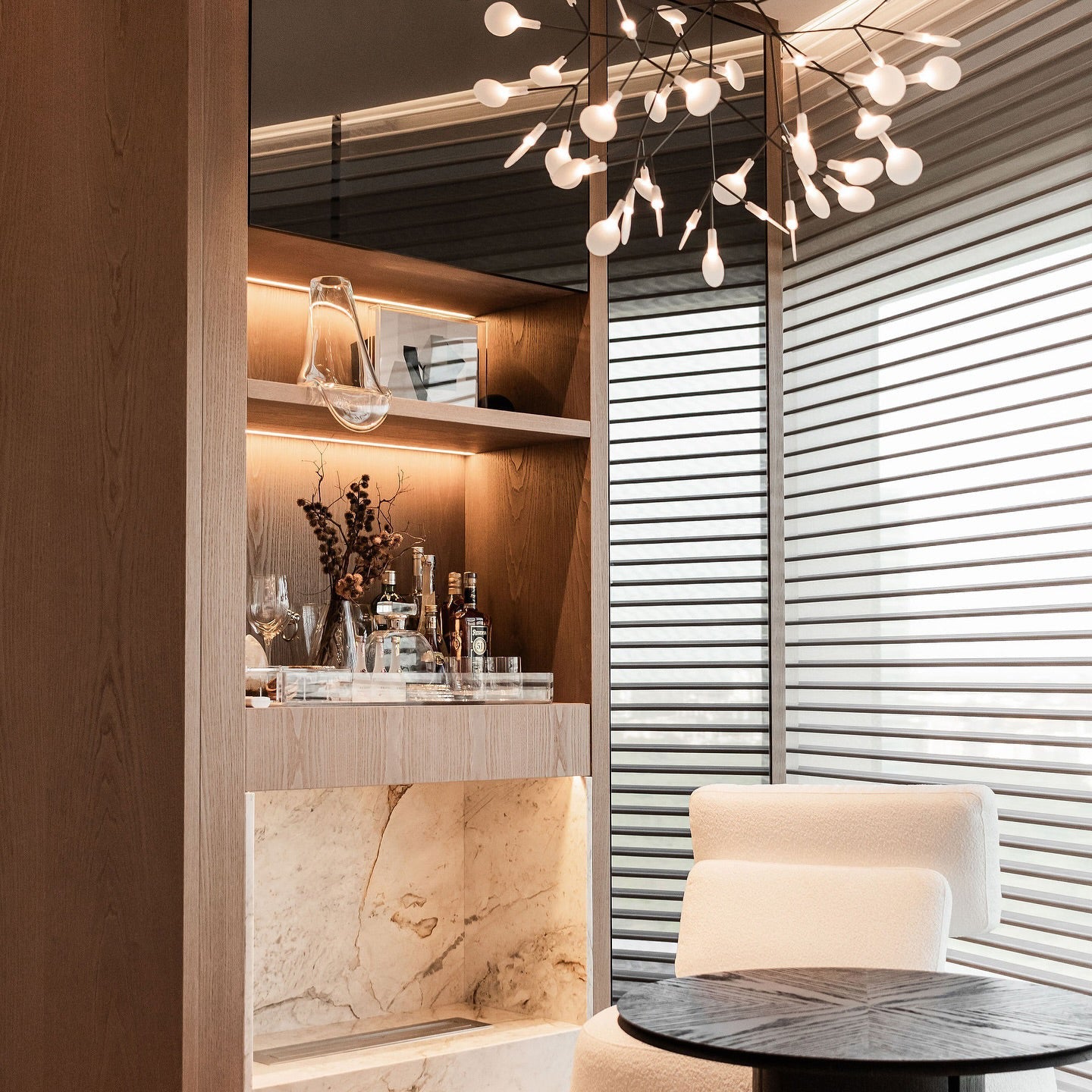 Contemporary Heracleum Pendant Chandelier – Stylish Lighting