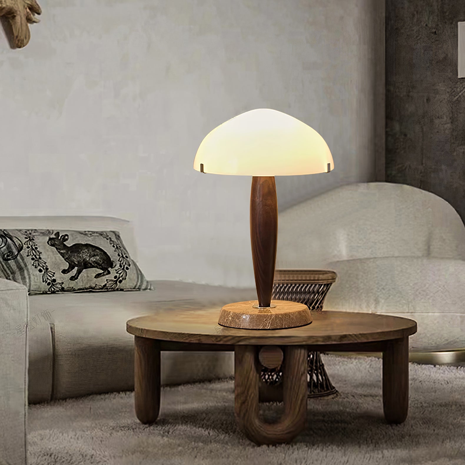 Minimalist Mid-Century Nightstand Lamp