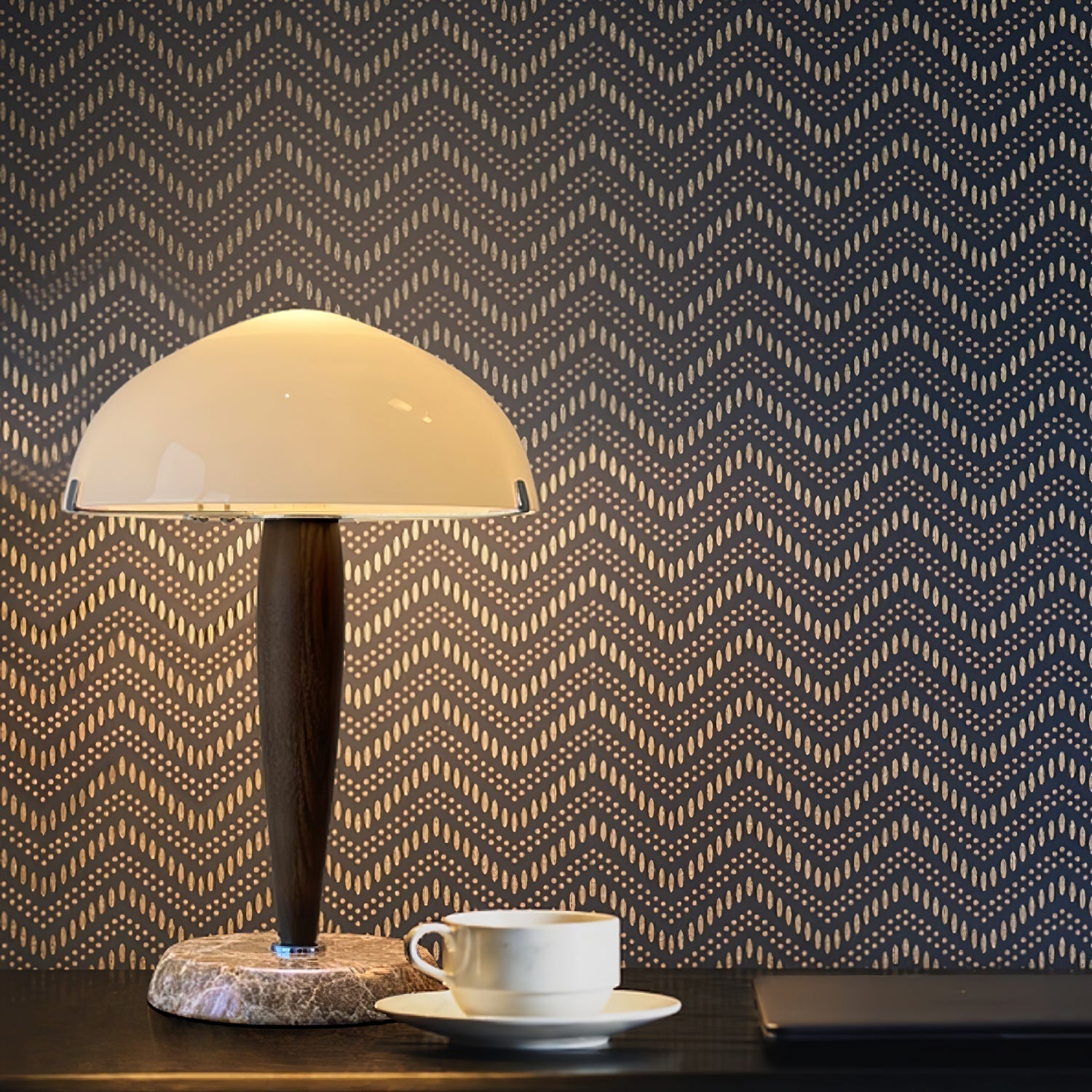 Minimalist Mid-Century Nightstand Lamp