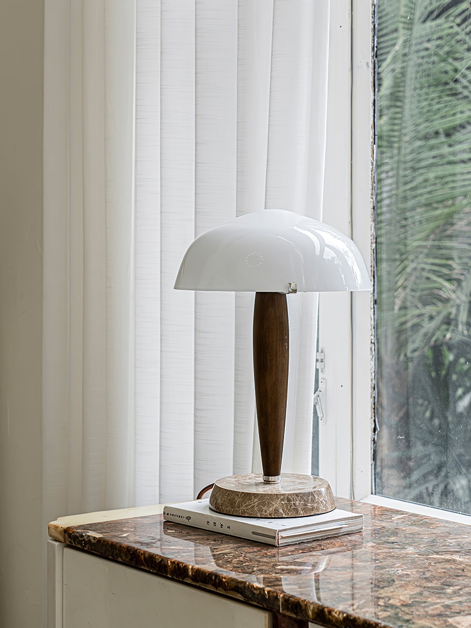 Minimalist Mid-Century Nightstand Lamp