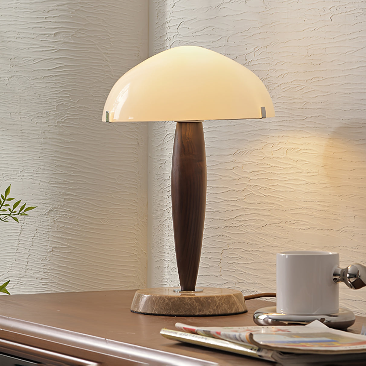 Minimalist Mid-Century Nightstand Lamp