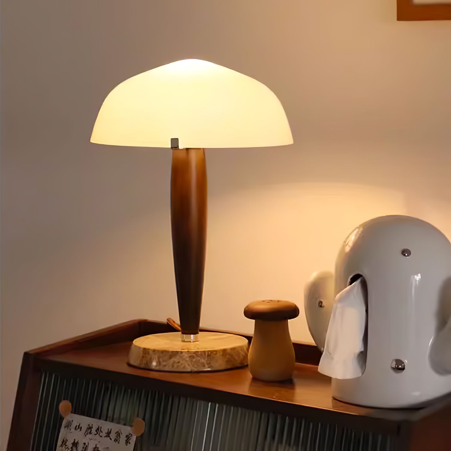 Minimalist Mid-Century Nightstand Lamp